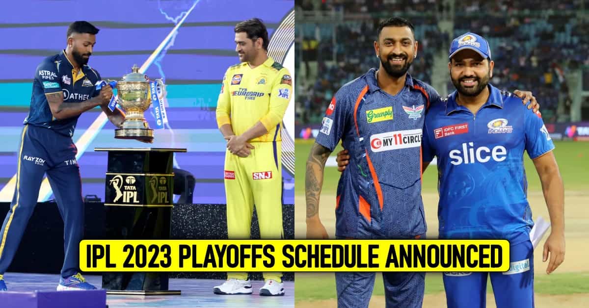 IPL 2023 playoffs schedule announced