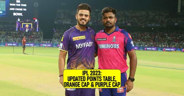 IPL 2023 Updated points table, Orange cap & Purple cap after Match 56 between KKR & RR