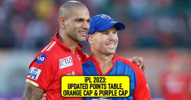 IPL 2023 Updated points table, Orange cap & Purple cap after Match 64 between PBKS & DC