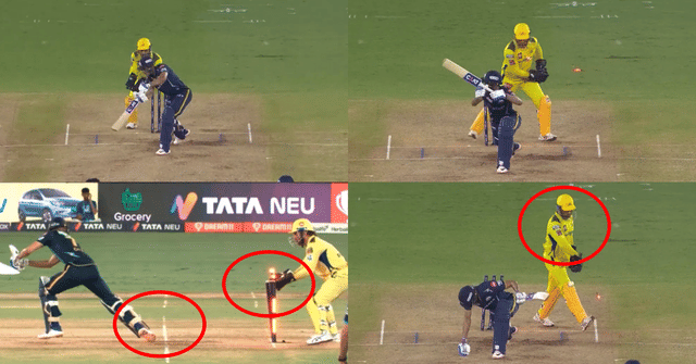 Watch: MS Dhoni's lightning fast stumping to send back GT run-machine Shubman Gill in IPL 2023 final