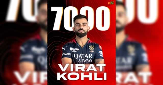 Virat Kohli IPL में 7000 रन और 50 अर्धशतक  बनाने वाले पहले बल्लेबाज बने