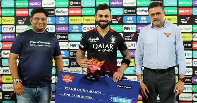 "I don't give myself enough credit sometimes for important knocks," says Virat Kohli after RCB's win over SRH