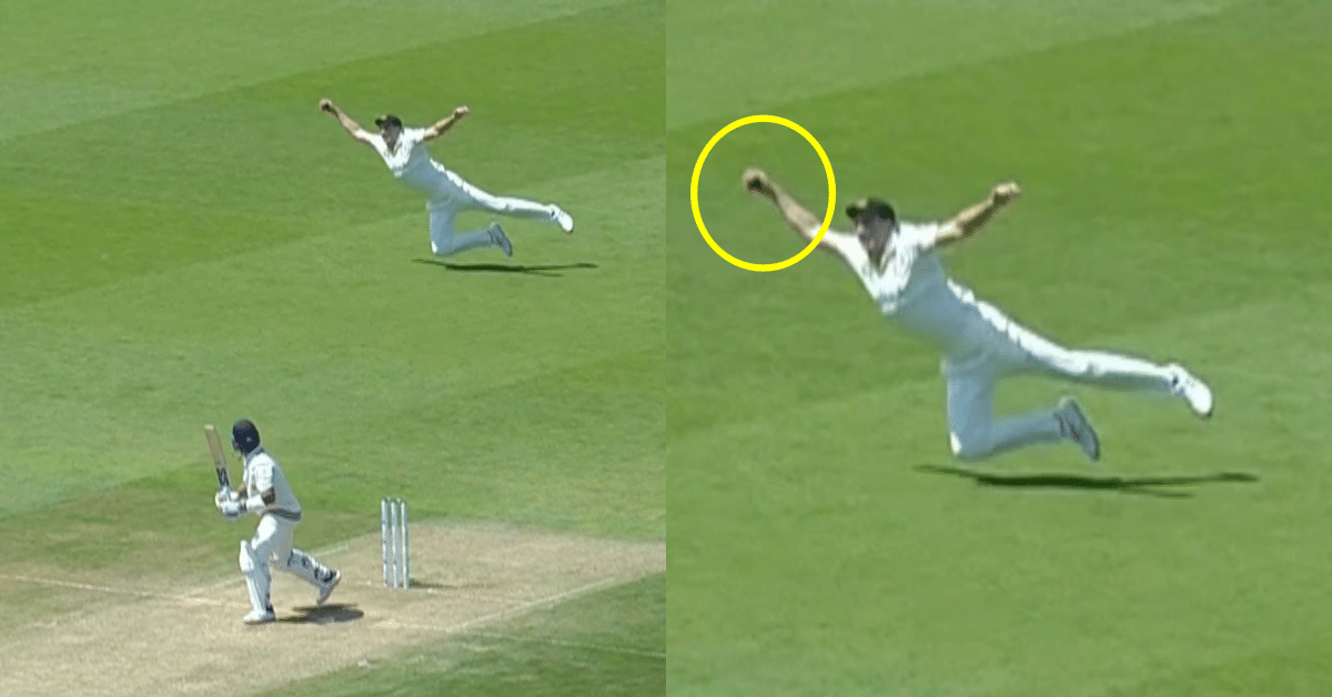 Watch: Cameron Green's one-handed screamer to stop Ajinkya Rahane's century