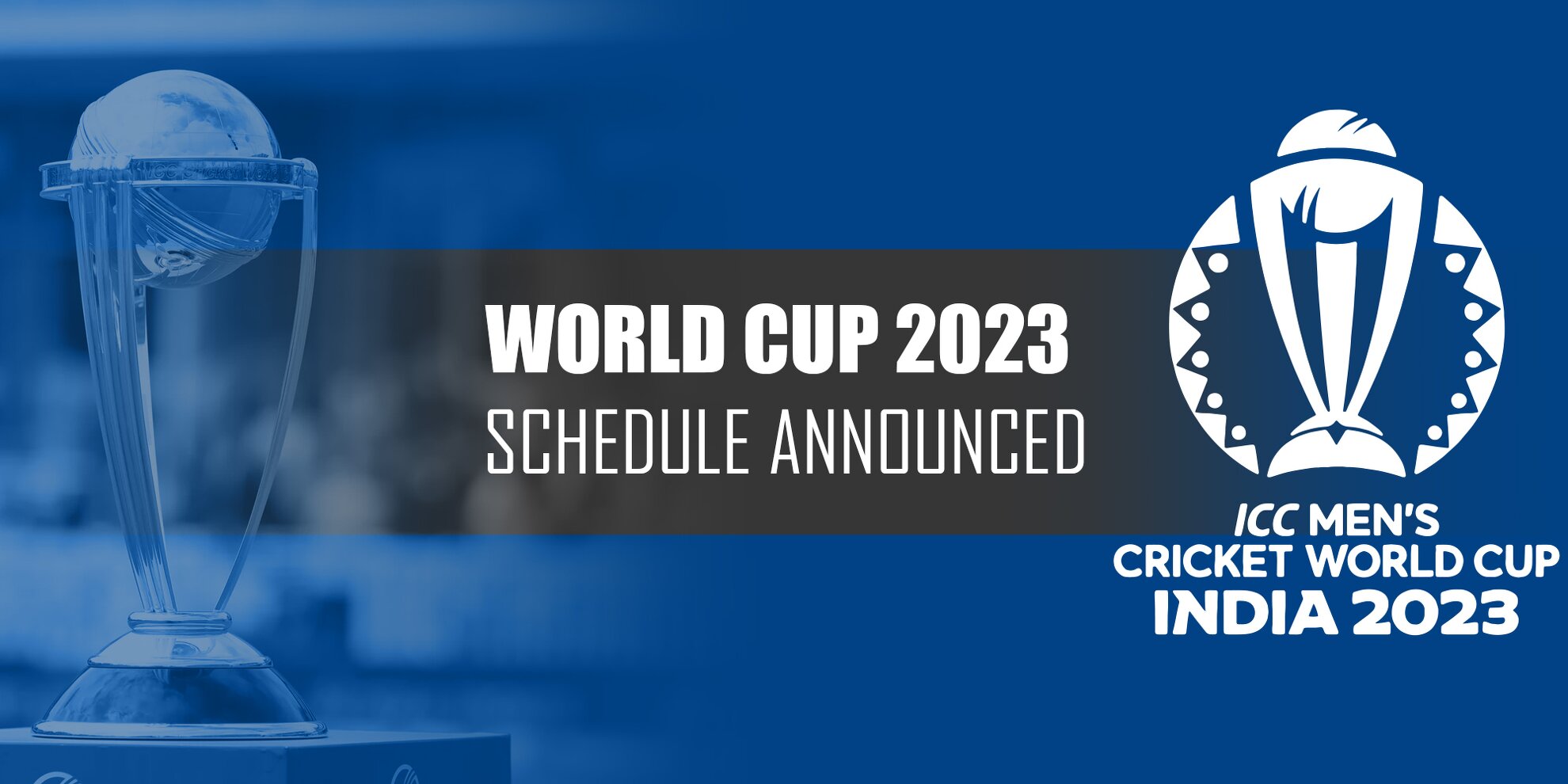 icc men's cricket world cup schedule 2023