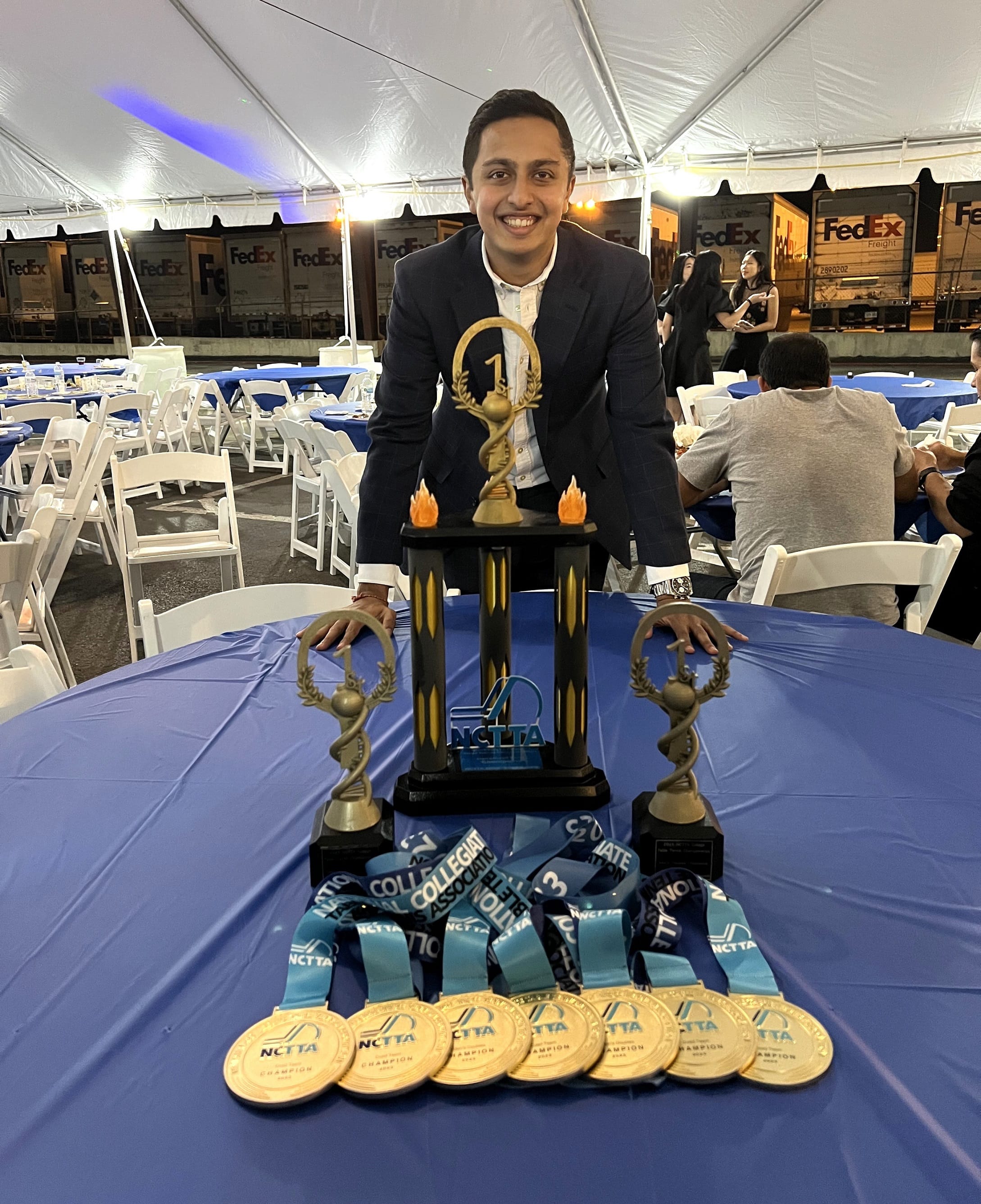 Mudit Dani becomes first Indian to win NCTTA Male Athlete of the Year award