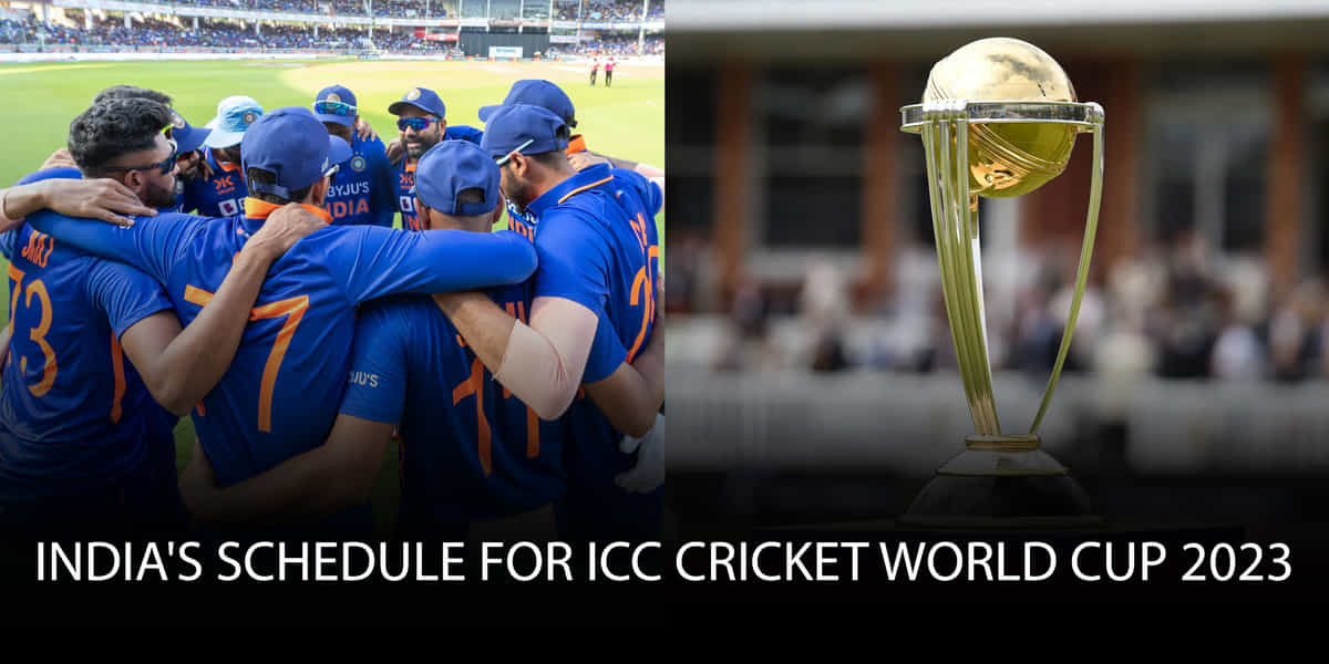 जानिए: ICC World Cup 2023 में भारतीय टीम का पूरा शेड्यूल, इन 9 टीमों से होगा भारत का सामना