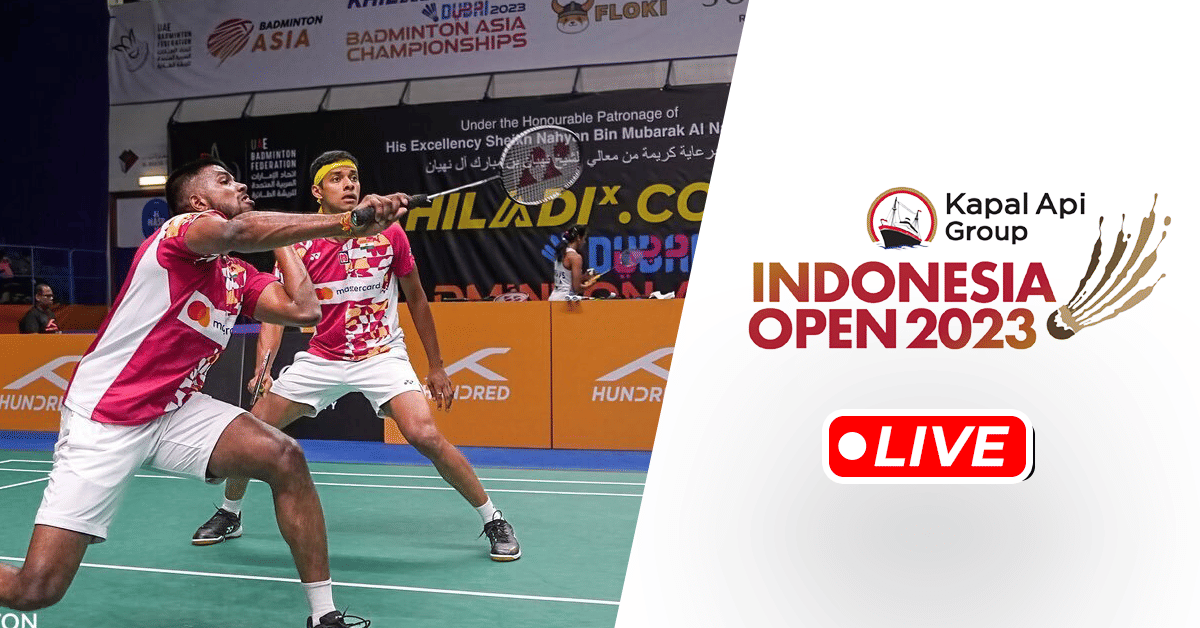 Indonesia Open 2023 Finals Highlights: Satwik-Chirag clinch maiden BWF World Tour 1000 title.