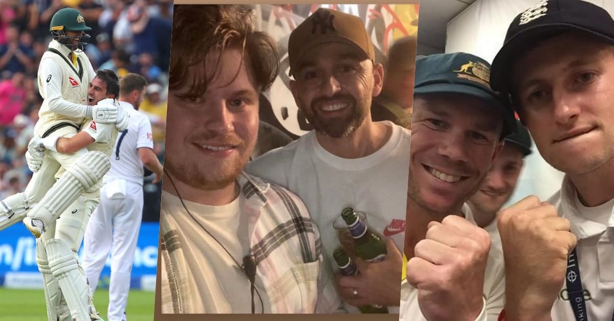 Nathan Lyon celebrates Edgbaston test win in the pub where Warner punched Root