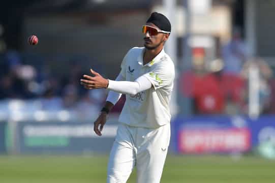 Watch: Arshdeep Singh picks up his maiden wicket in County Championship