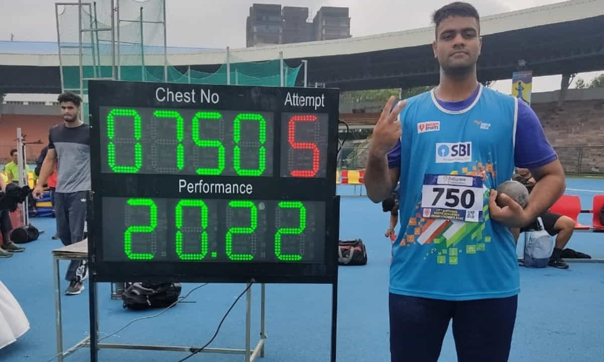 Asian U-20 Athletics Championships 2023: Siddharth Choudhary clinches gold in men's shot put