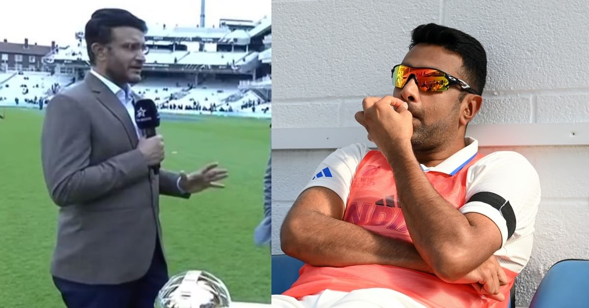 "Can't ignore..": Sourav Ganguly slams Rohit Sharma for leaving out Ravi Ashwin from playing XI in ICC WTC final