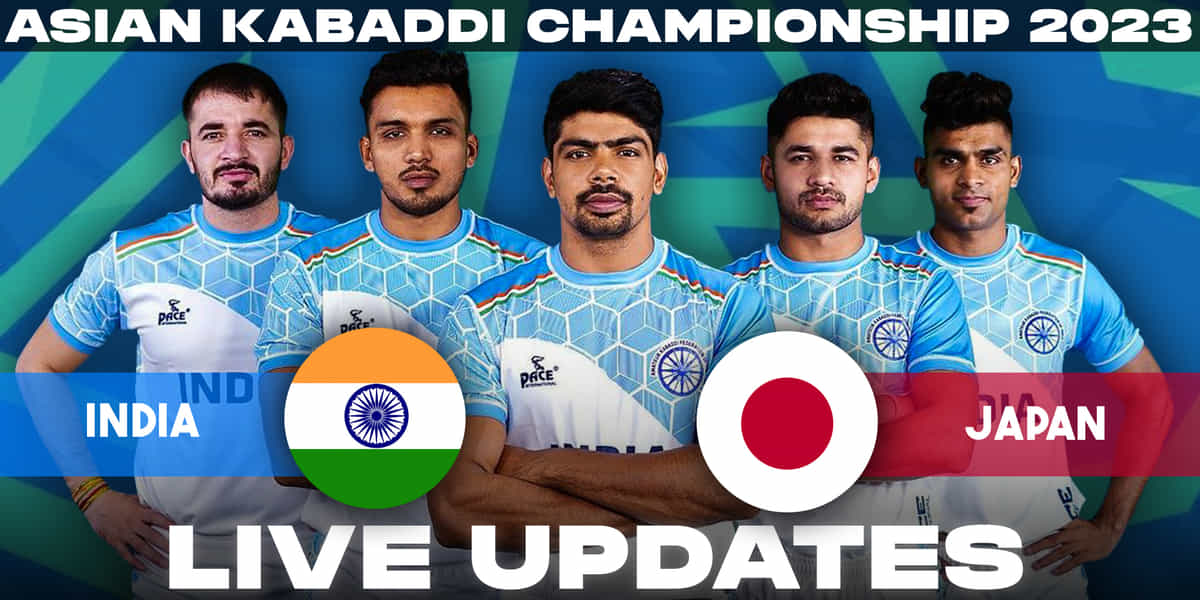 Asian Kabaddi Championship 2023: India vs Japan Live Updates