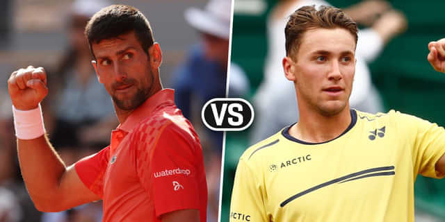 Novak Djokovic vs Casper Ruud: Head-to-head Record 