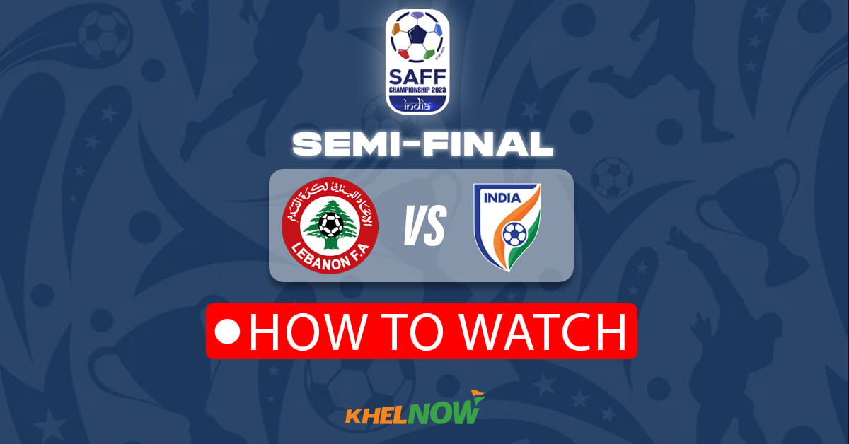 SAFF Championship 2023: Lebanon vs India: Where and how to watch in India?