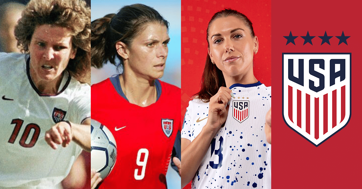 Top 10 best footballers in United States women's national soccer team history