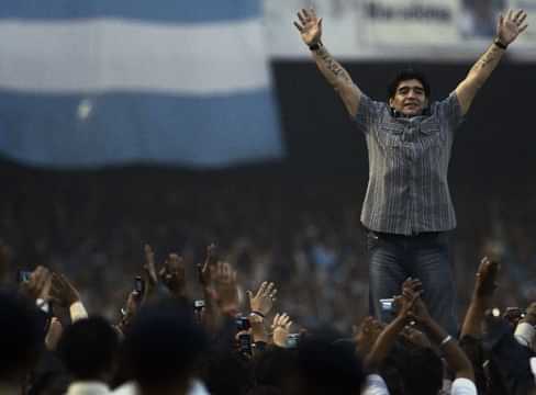 Looking back at when Diego Maradona visited India for the first time