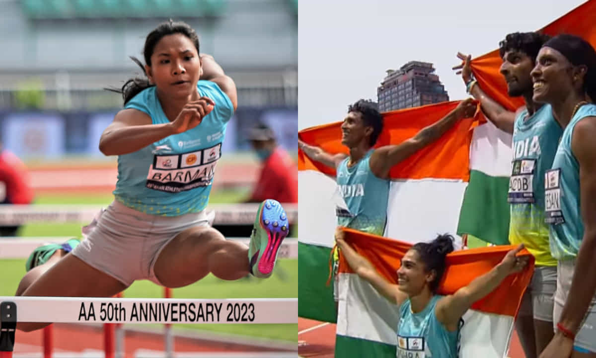 Asian Athletics Championships 2023: India's mixed relay team wins gold; Swapna Barman, Sarvesh Kushare claim silver