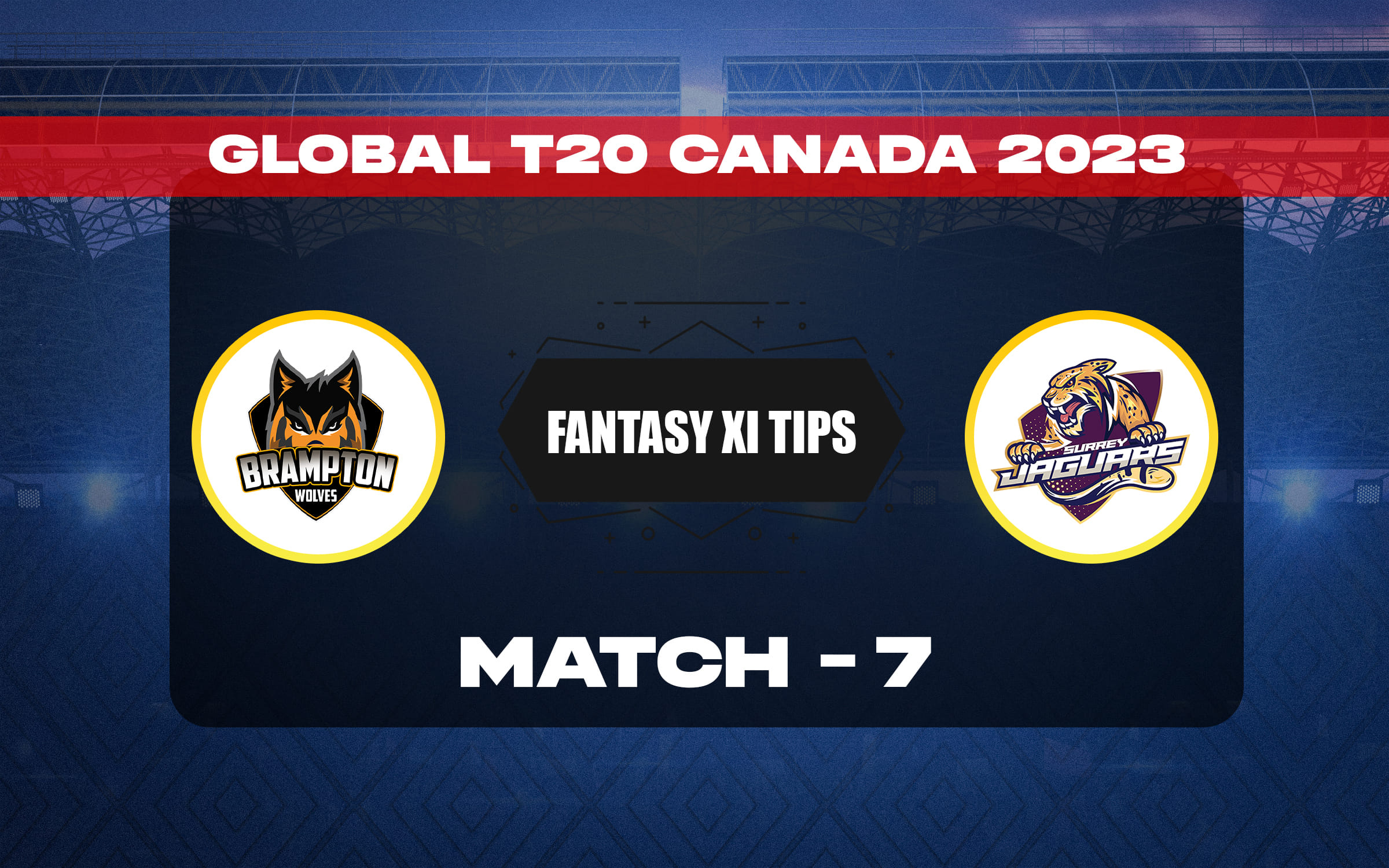 BRW vs SJ Dream11 Prediction, Dream11 Playing XI, Today Match 7, GT20 Canada 2023