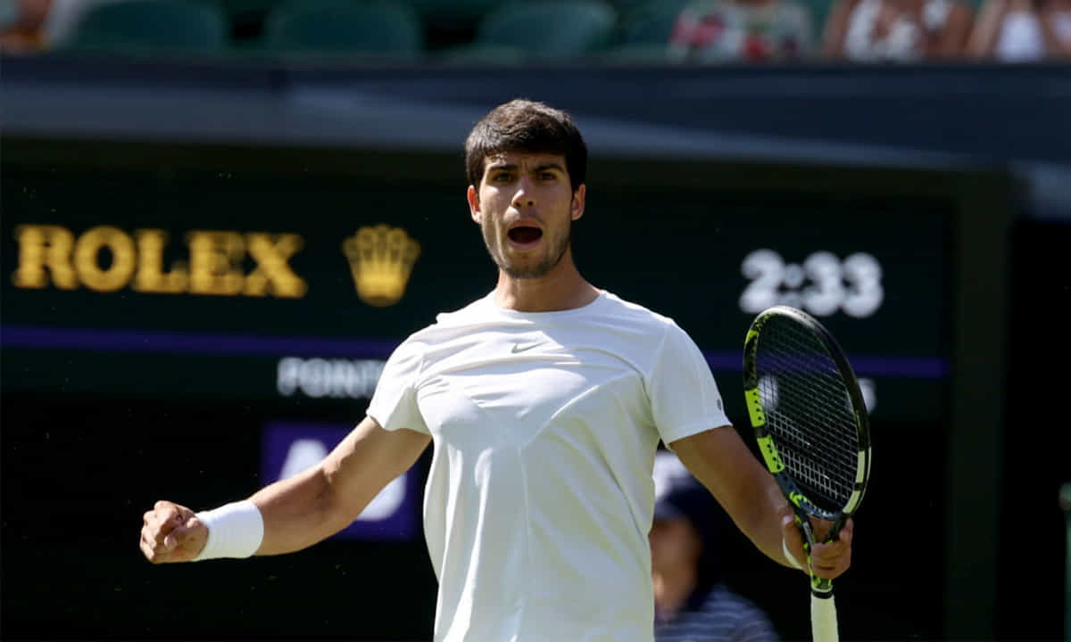 Carlos Alcaraz becomes youngest player to reach three consecutive men's singles Grand Slam semi-finals in Open Era
