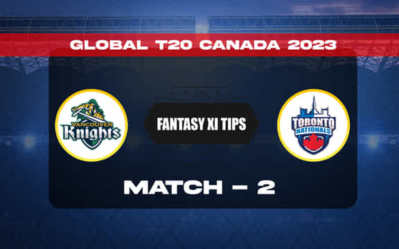 VK vs TOR Dream11 Prediction, Dream11 Playing XI, Today Match 2, GT20 Canada 2023