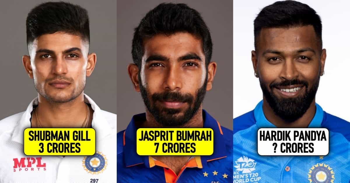 Indian Cricketers' Salaries for year 2023