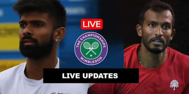 Wimbledon 2023: Jeevan Nedunchezhiyan/N Sriram Balaji vs Austin Krajicek/Ivan Dodig highlights