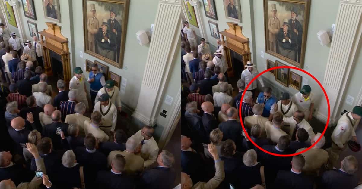 Watch: Usman Khawaja stopped by an English fan at Lord's before security's intervention