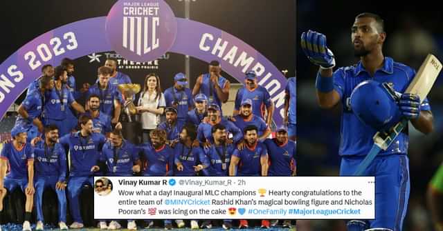 Mumbai Indians' sister franchise MINY crowned inaugural champions of Major League Cricket (MLC)