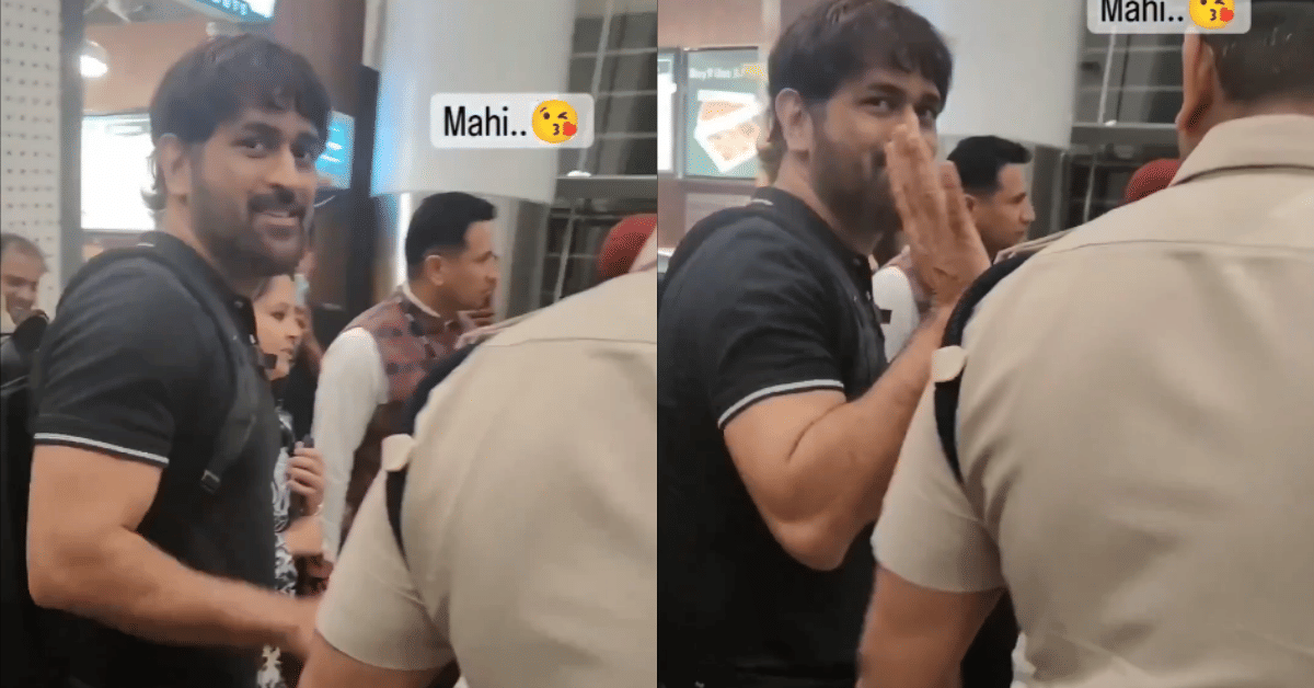 Watch: MS Dhoni receives warm reception from Chennai crowd, Fan asks "How's knee injury"