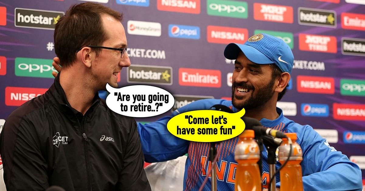 8 times when MS Dhoni came up with savage replies in press conferences
