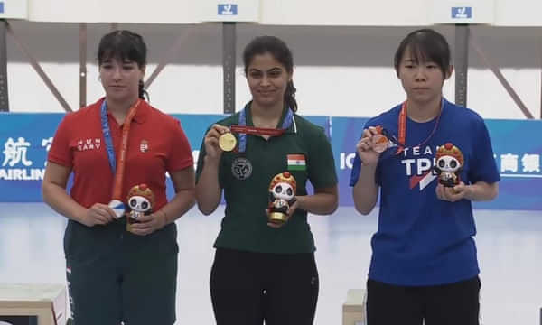 World University Games 2023: Shooters Manu Bhaker, Elavenil Valarivan win gold; Judoka Yamini Mourya claims bronze medal