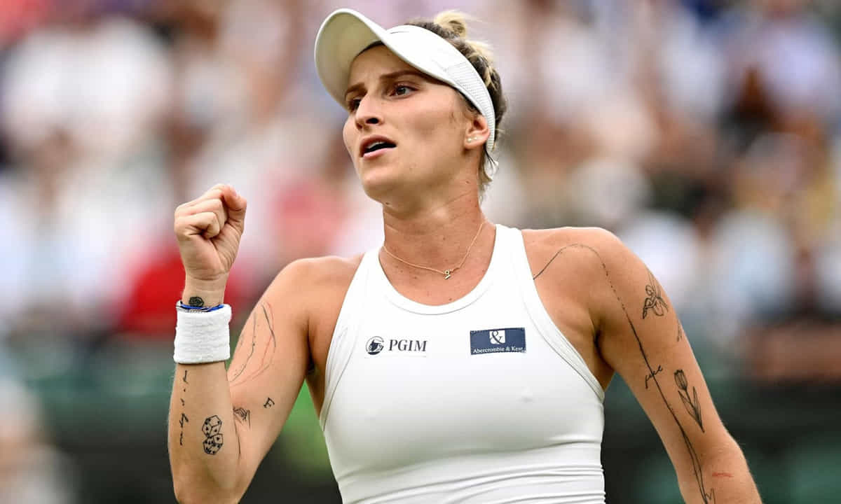 Marketa Vondrousova becomes first unseeded women's singles player to reach Wimbledon final in Open Era