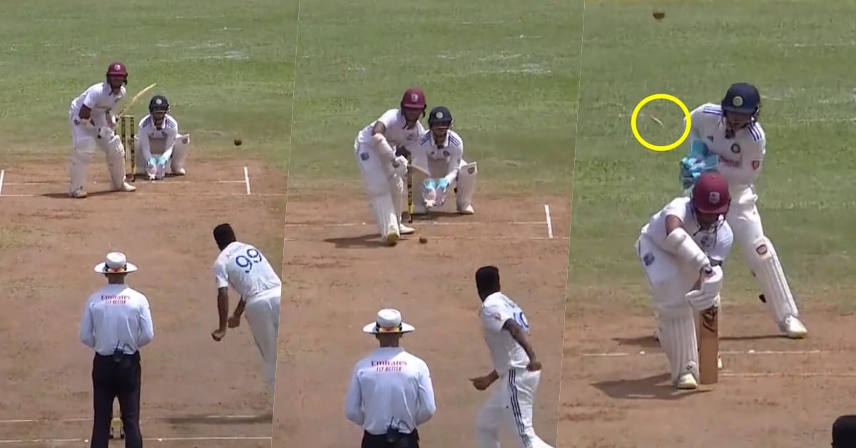 Watch: Ravi Ashwin castles Tagenarine Chanderpaul to give India first breakthrough