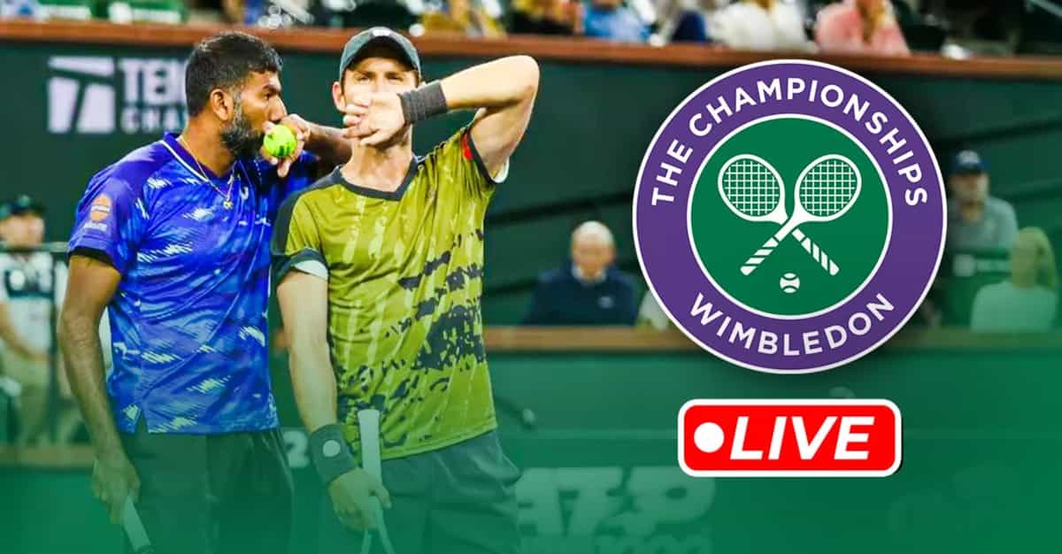 Wimbledon 2023: Rohan Bopanna/ Mathew Ebden vs Jacob Fearnley/Johannus Monday  Highlights