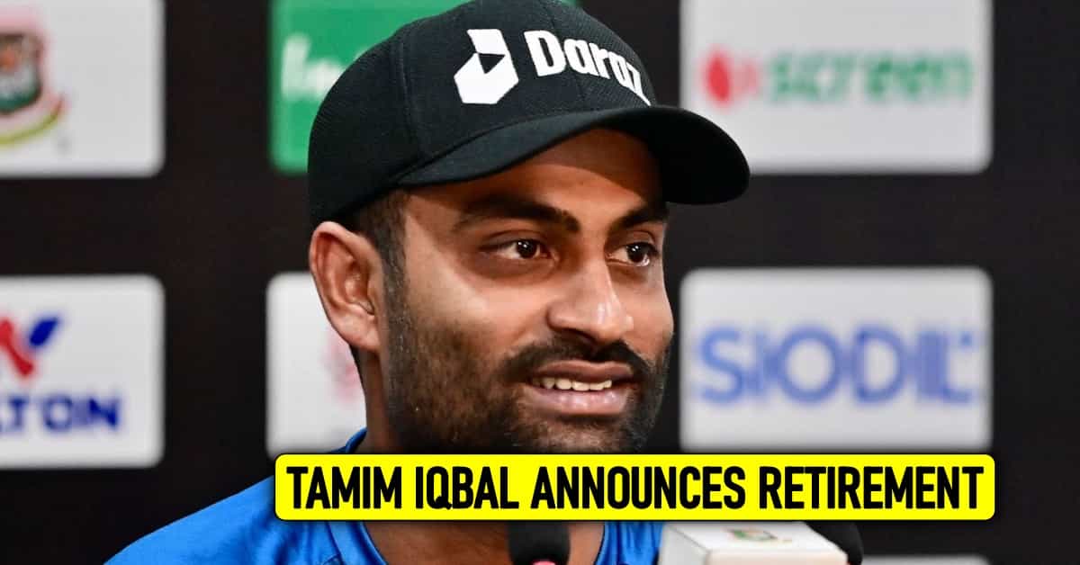 Bangladesh ODI captain Tamim Iqbal announces retirement three months before World Cup