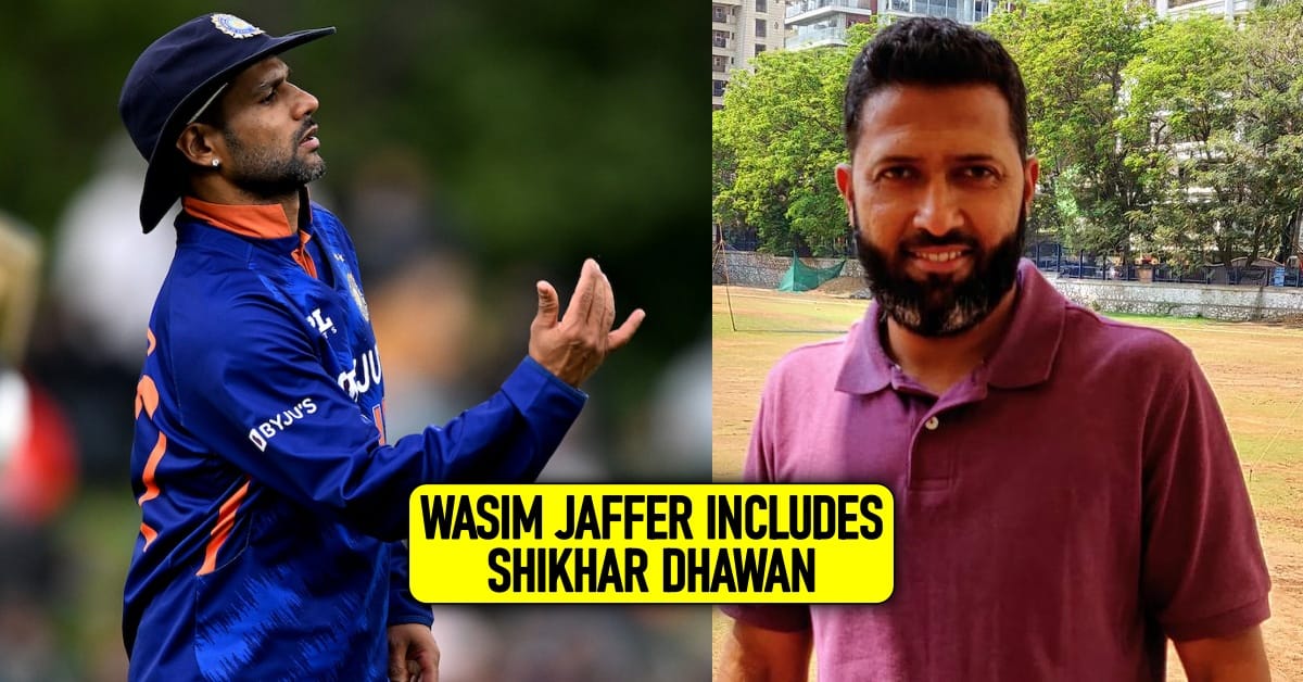 Wasim Jaffer includes Shikhar Dhawan as he names his India squad for World Cup 2023