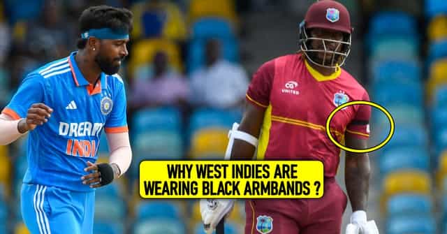 Revealed: Why West Indies players are wearing black armbands in 1st ODI vs India