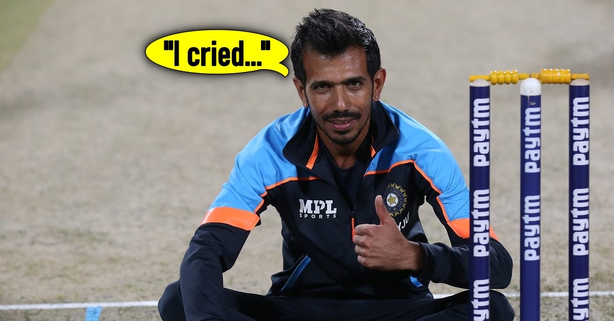 Yuzvendra Chahal reveals when he cried upon getting dropped from Indian team