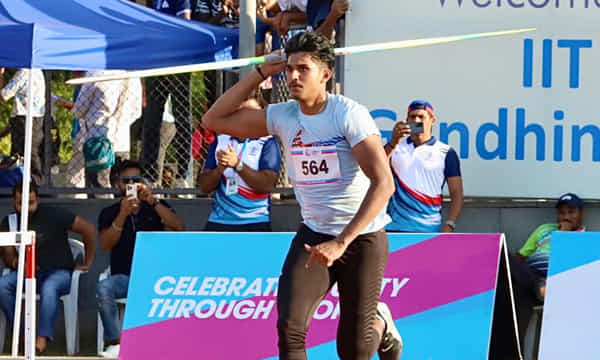 Manu DP bags silver medal in men's Javelin Throw with a throw of 81.01m