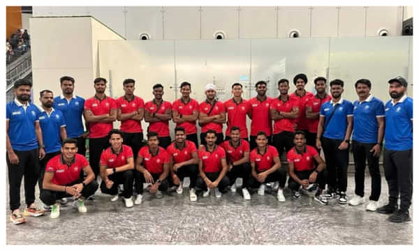 Indian Junior Men's Hockey depart to take part in 4 Nations Tournament in Germany