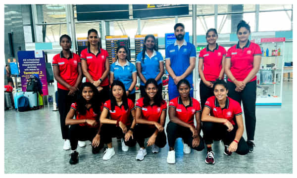 Indian women's hockey team depart to participate in Asian Hockey 5s World Cup qualifier