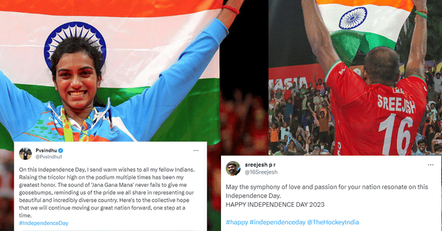 Indian sports fraternity wish nation on 77th Independence day