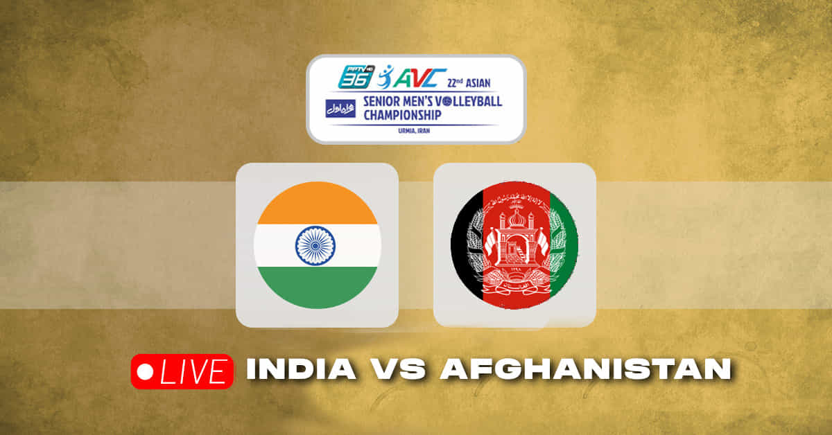 Asian Men's Volleyball Championship 2023: India 3-1 Afghanistan Highlights