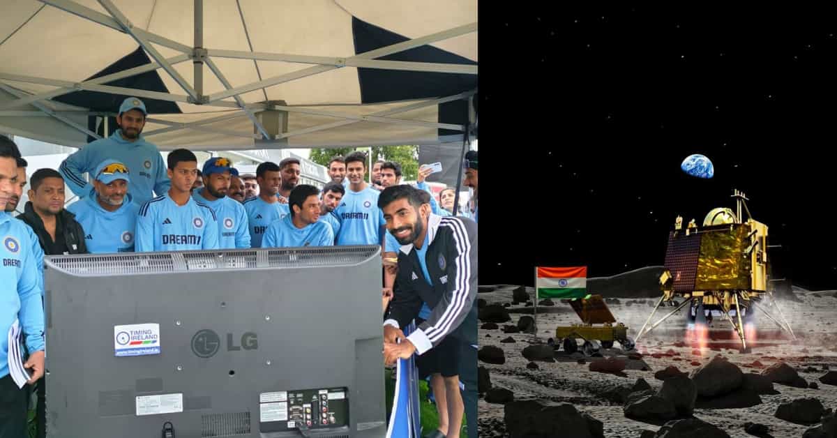Watch: Indian cricket team in Ireland celebrate successful landing of Chandrayaan-3 on Moon