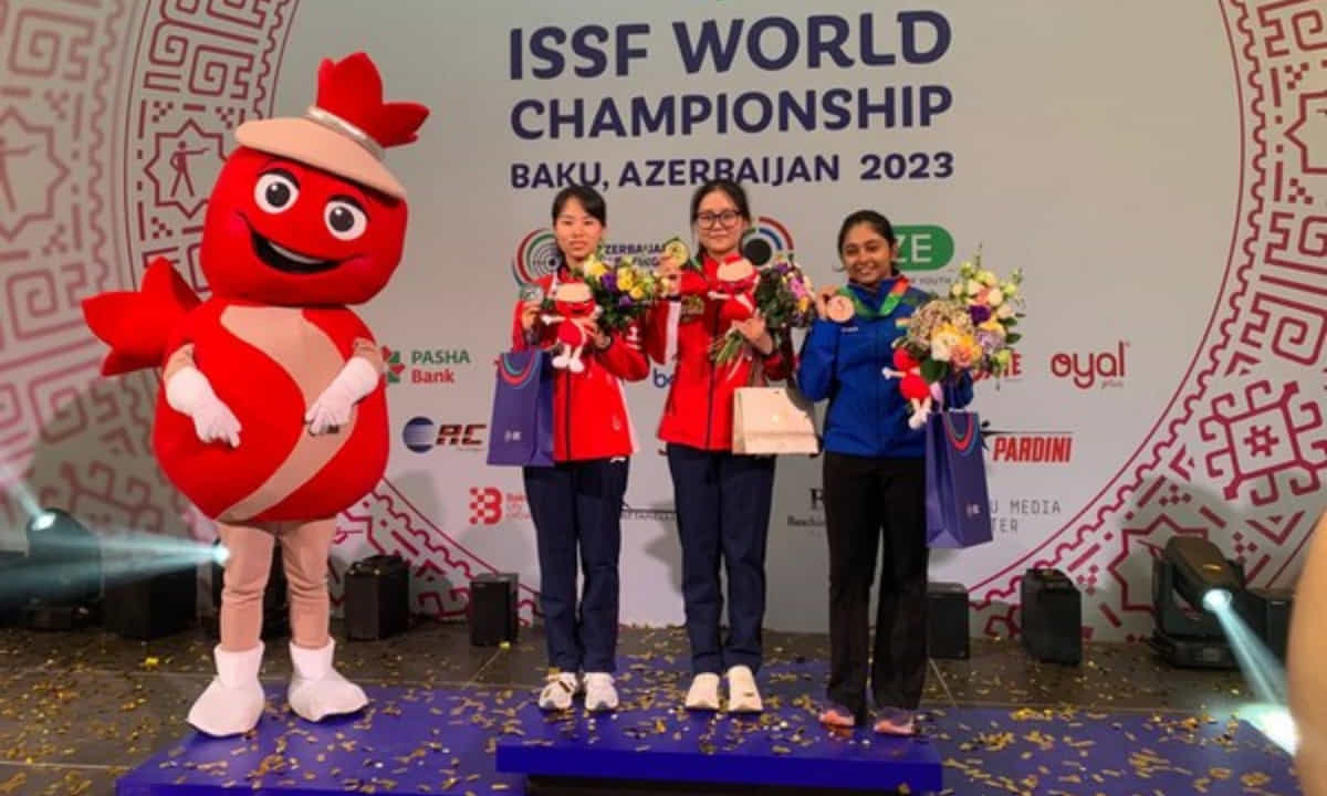 ISSF World Championships 2023: Mehuli Ghosh secures Paris Olympic quota, wins bronze in women's 10m Air Rifle