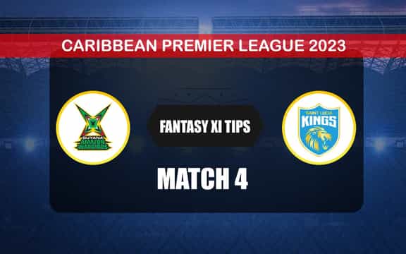 SLK vs GUY Dream11 Prediction, Dream11 Playing XI, Today Match 4, CPL 2023