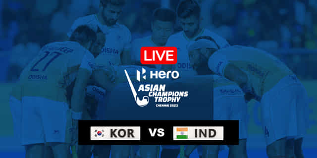 Asian Champions Trophy 2023: South Korea 2-3 India Highlights