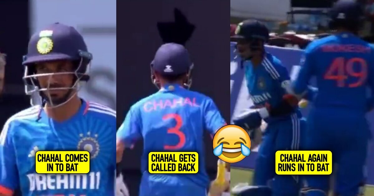 Watch: Hilarious moment as Yuzvendra Chahal the batter runs in and out ...