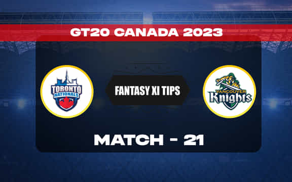 TOR vs VK Dream11 Prediction, Dream11 Playing XI, Today Match 21, GT20 Canada 2023