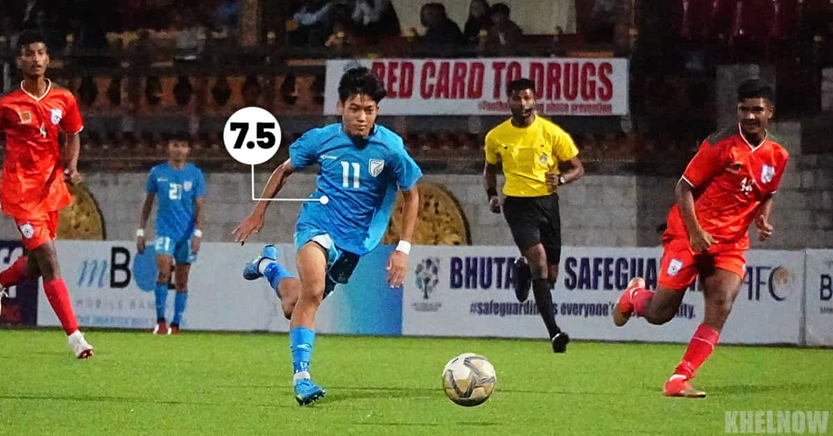 Ratings: Levis Zangminlun power India to SAFF U-16 Championship title
